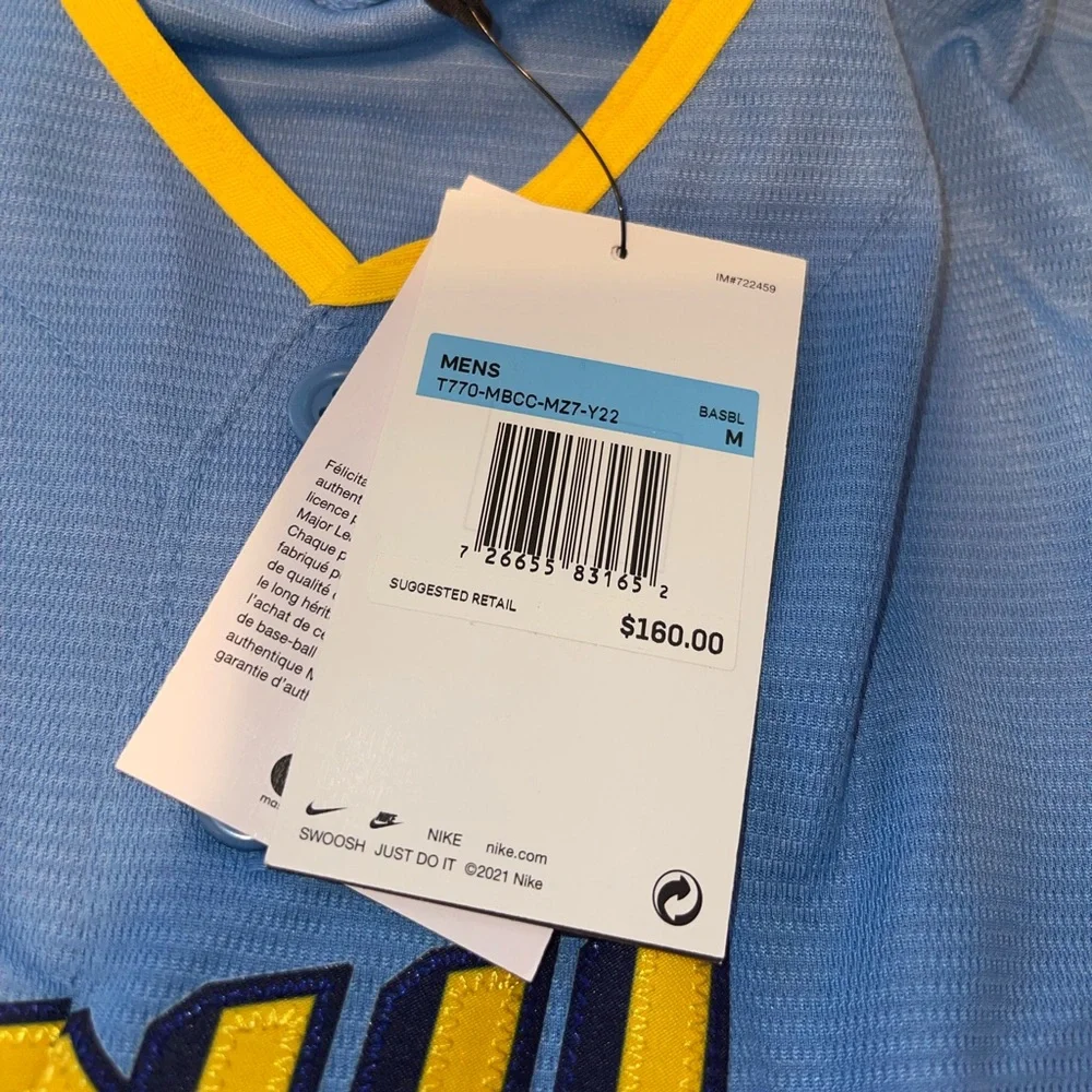 MLB Milwaukee Brewers- Brew Crew City Connect Jersey • Size Medium - Picture 2 of 10